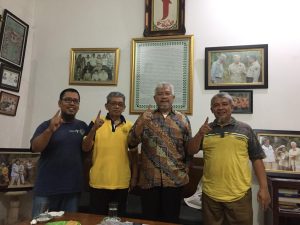 (ka-ki) Drs. Yunasdi MM, Dr. H. Malem Sambat Kaban, S.E., M.Si., Drs. Risman Thomas MM, Irwan