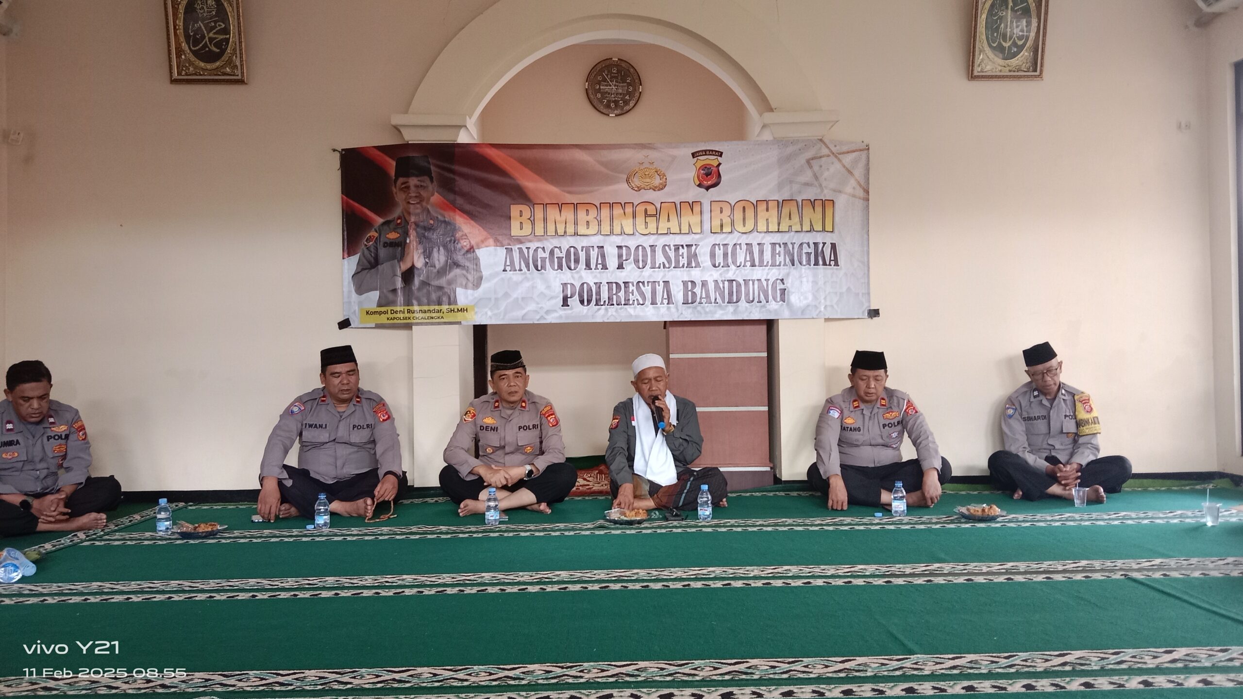 Polsek Cicalengka Gelar Binrohtal untuk Personil Polsek, Tingkatkan Pembinaan Mental dan Spritual