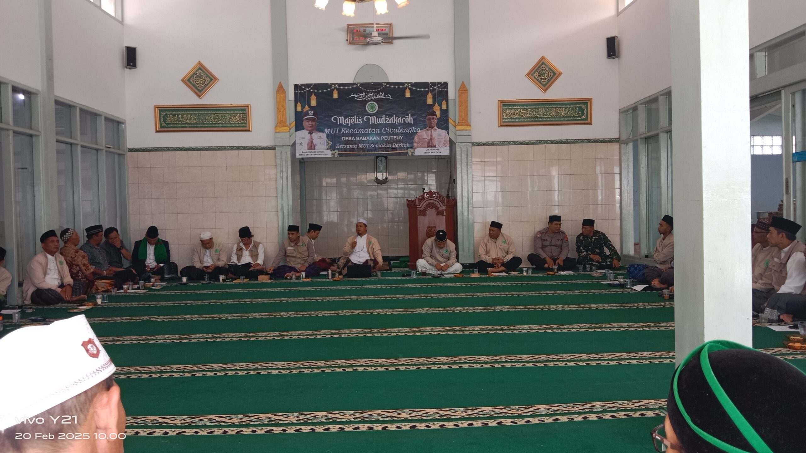 Majlis Ulama Indonesia Kecamatan Cicalengka Gelar Majlis Mudzaqarah di Masjid Jami Al- Mutaqin Desa Babakan Peuteuy