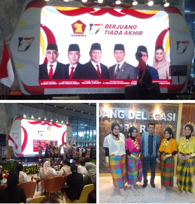 Seni budaya nusantara meriahkan HUT Gerindra XVII