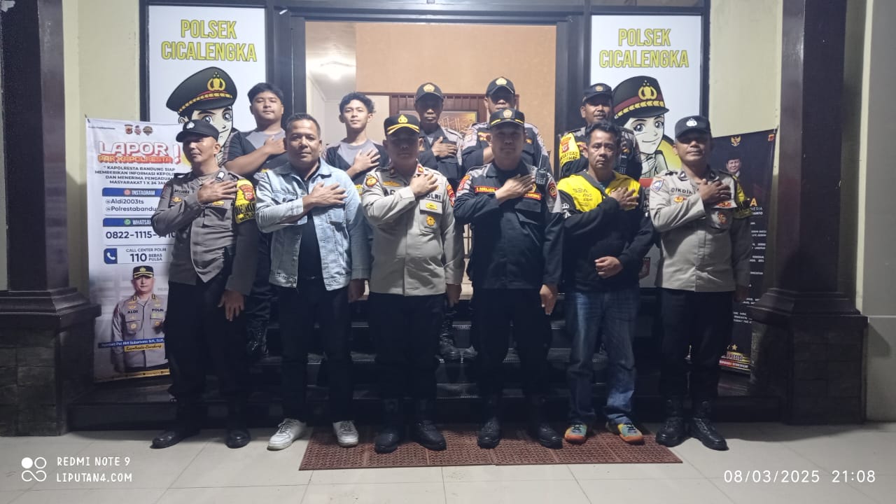 Ketua Pokdar Kamtibmas Bersama Polsek Cicalengka Gelar Kegiatan KRYD di Bulan Ramadhan