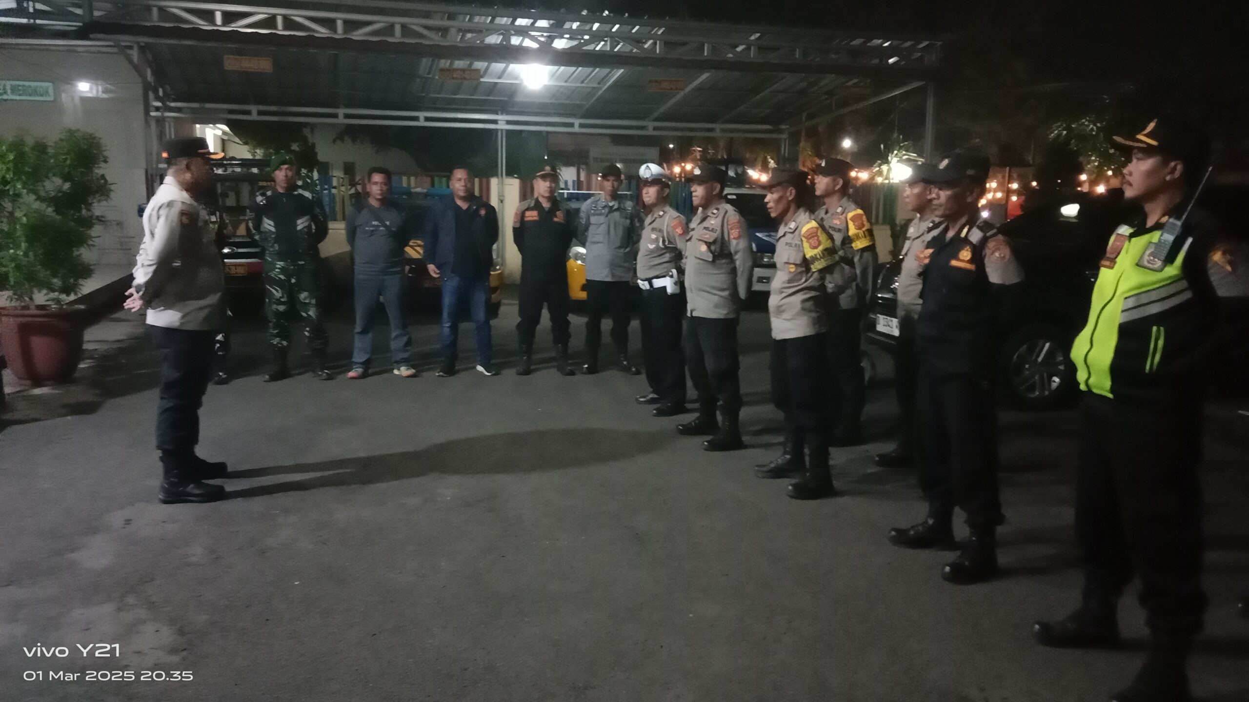 Ketua Pokdar dan Jajaran Ikuti Giat KRYD Polsek Cicalengka Demi Terciptanya Keamanan dan Kondusifitas