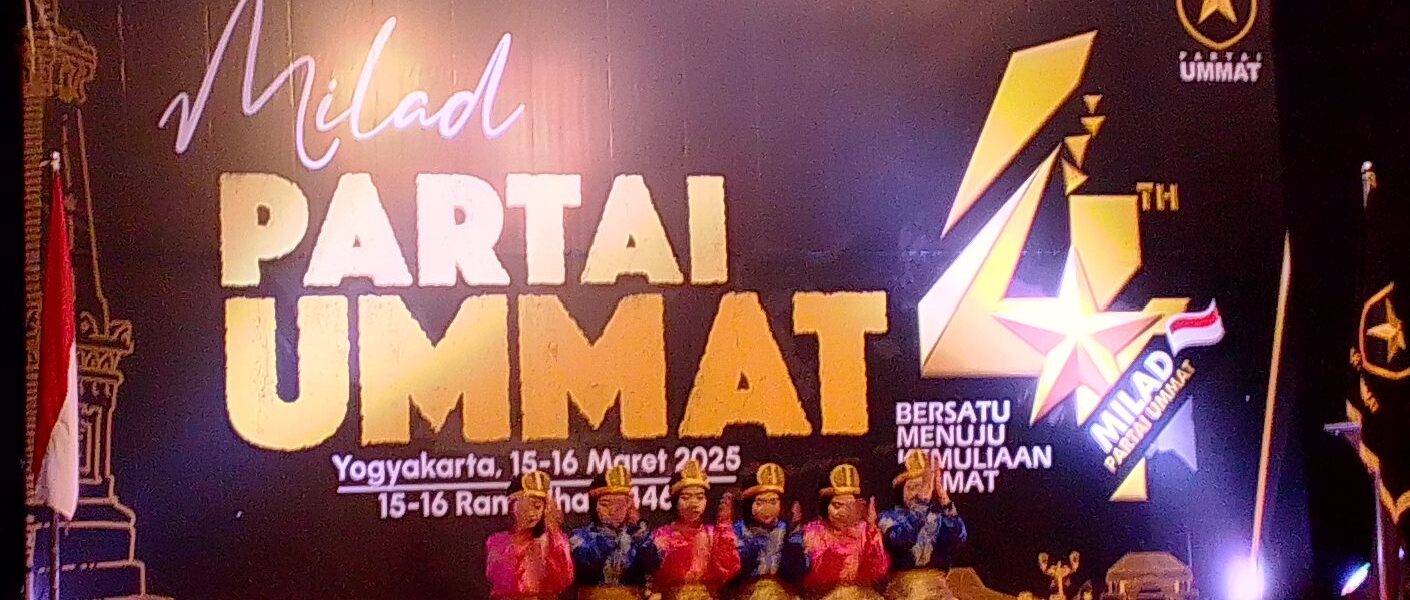 TARI SAMAN MEMBUKA MILAD KE-4 PARTAI UMMAT