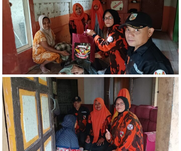 PEMUDA PANCASILA RANTING CIKUBANG KECAMATAN TARAJU GELAR BAKTI SOSIAL.