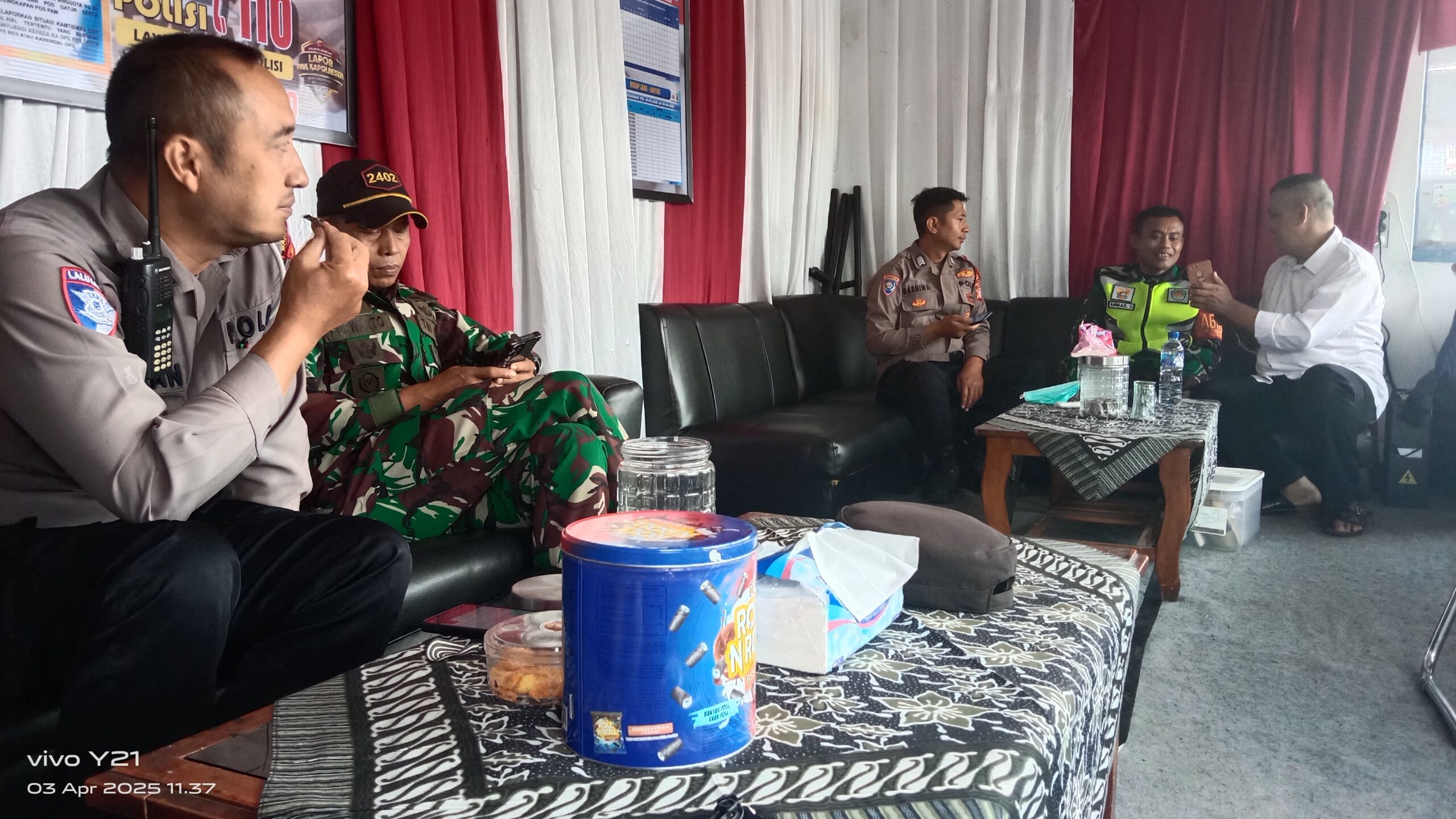 Suasana di Pospam Nagrog H+3: Lalu Lintas Lancar, Petugas Tetap Siaga