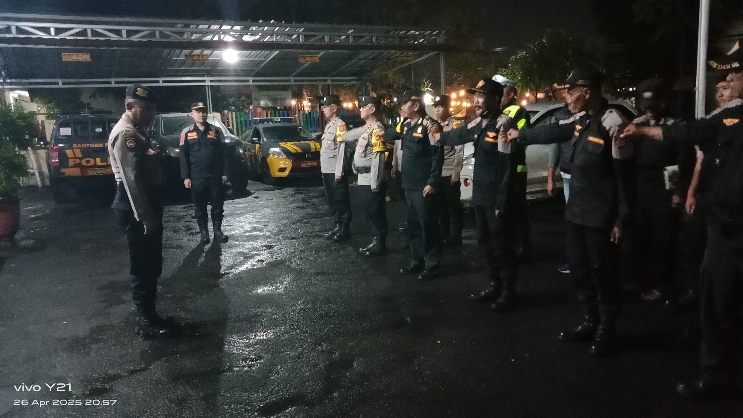 Pokdar Kamtibmas Selalu Siaga di Bawah Kepemimpinan H. Endang Soedjaya, Aktif Ikuti Giat KRYD Polsek Cicalengka