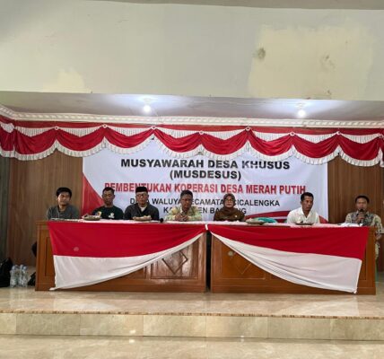 Desa Waluya Gelar Musdesus, Bentuk Koperasi Merah Putih untuk Laksanakan Program Presiden
