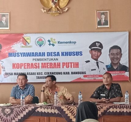 Desa Mandalasari Gelar Musdesus, Pembentukan Koperasi Merah Putih Laksanakan Program Presiden