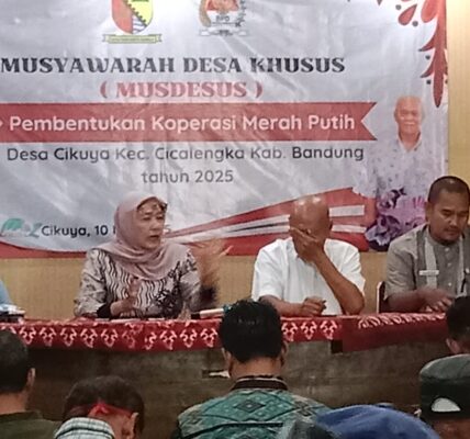 Desa Cikuya Gelar Musdesus, Pembentukan Koperasi Merah Putih Laksanakan Program Presiden