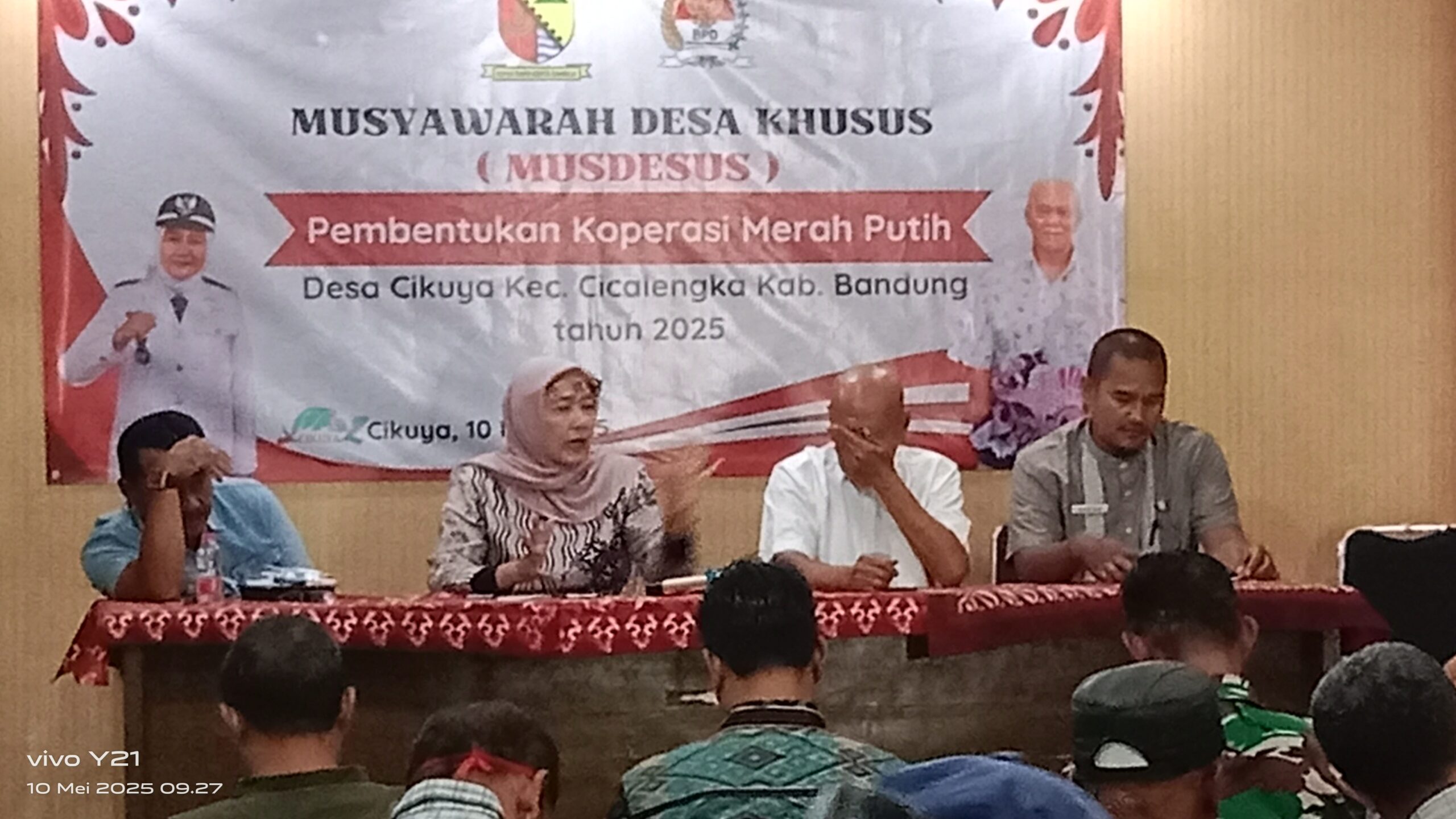 Desa Cikuya Gelar Musdesus, Pembentukan Koperasi Merah Putih Laksanakan Program Presiden
