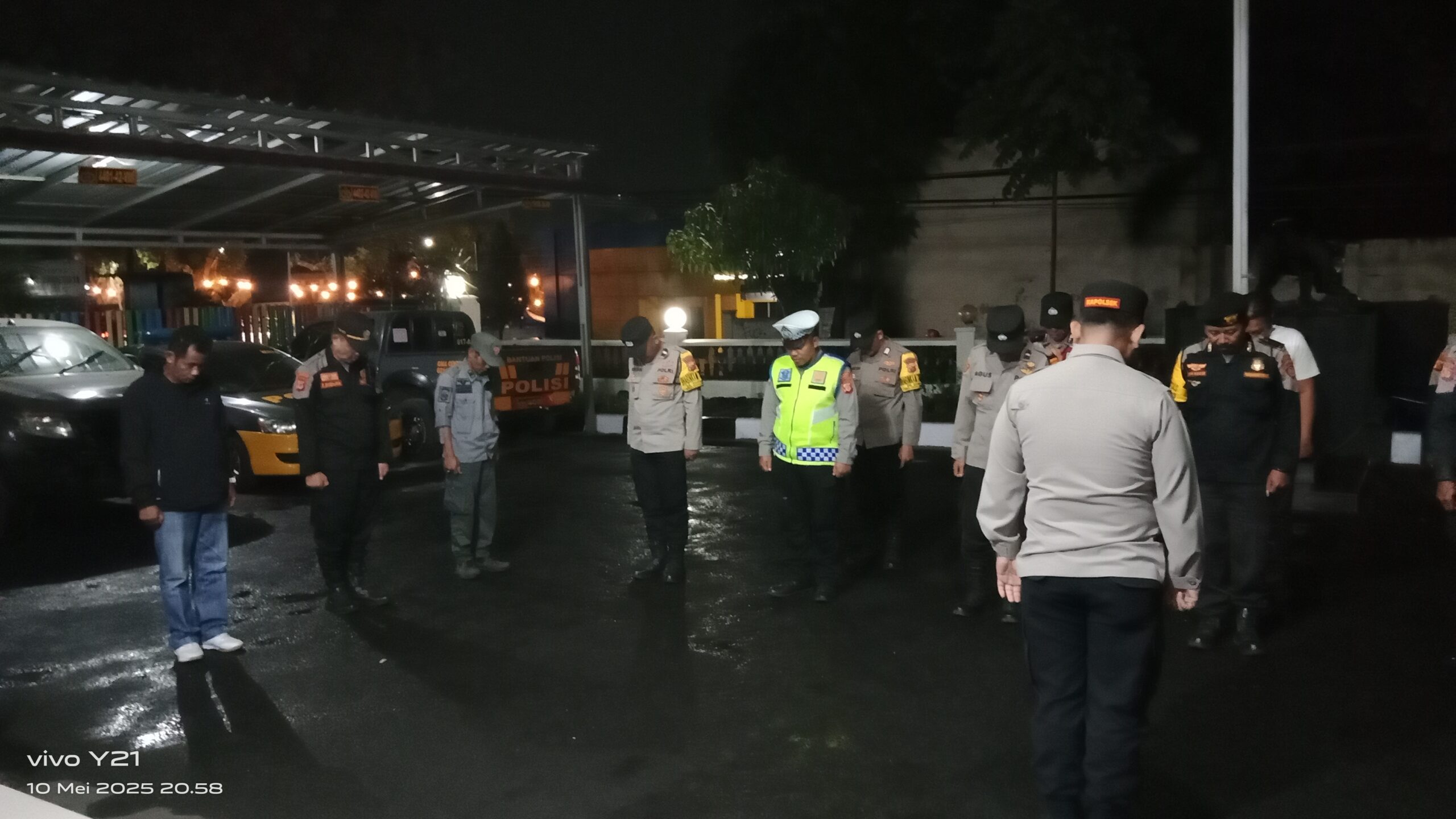 Pokdar Kamtibmas Sektor Cicalengka Polresta Bandung Selalu Siaga Dalam Giat KRYD Polsek Cicalengka