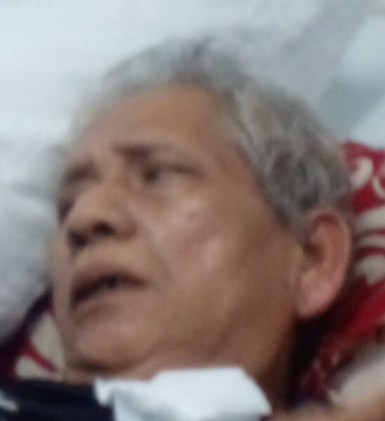 Djasman sebelum meninggal dirawat di RSUD Pasar Rebo.PFi