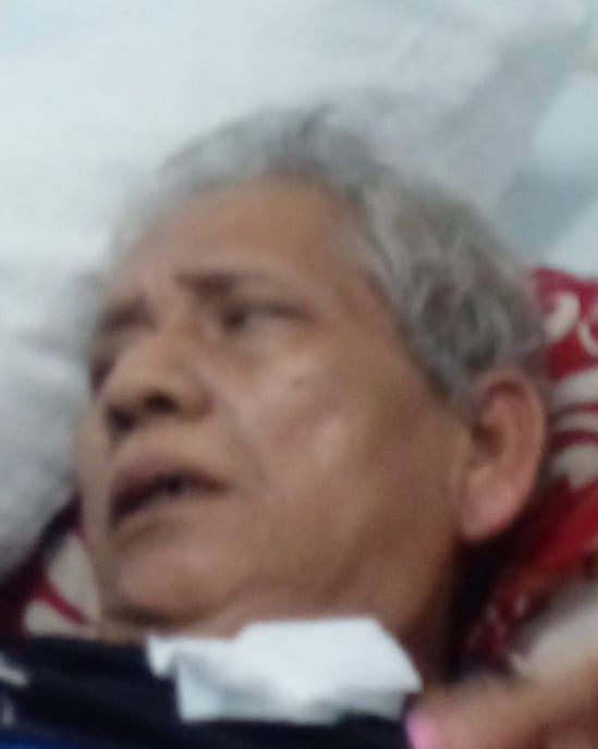 Djasman sebelum meninggal dirawat di RSUD Pasar Rebo.PFi