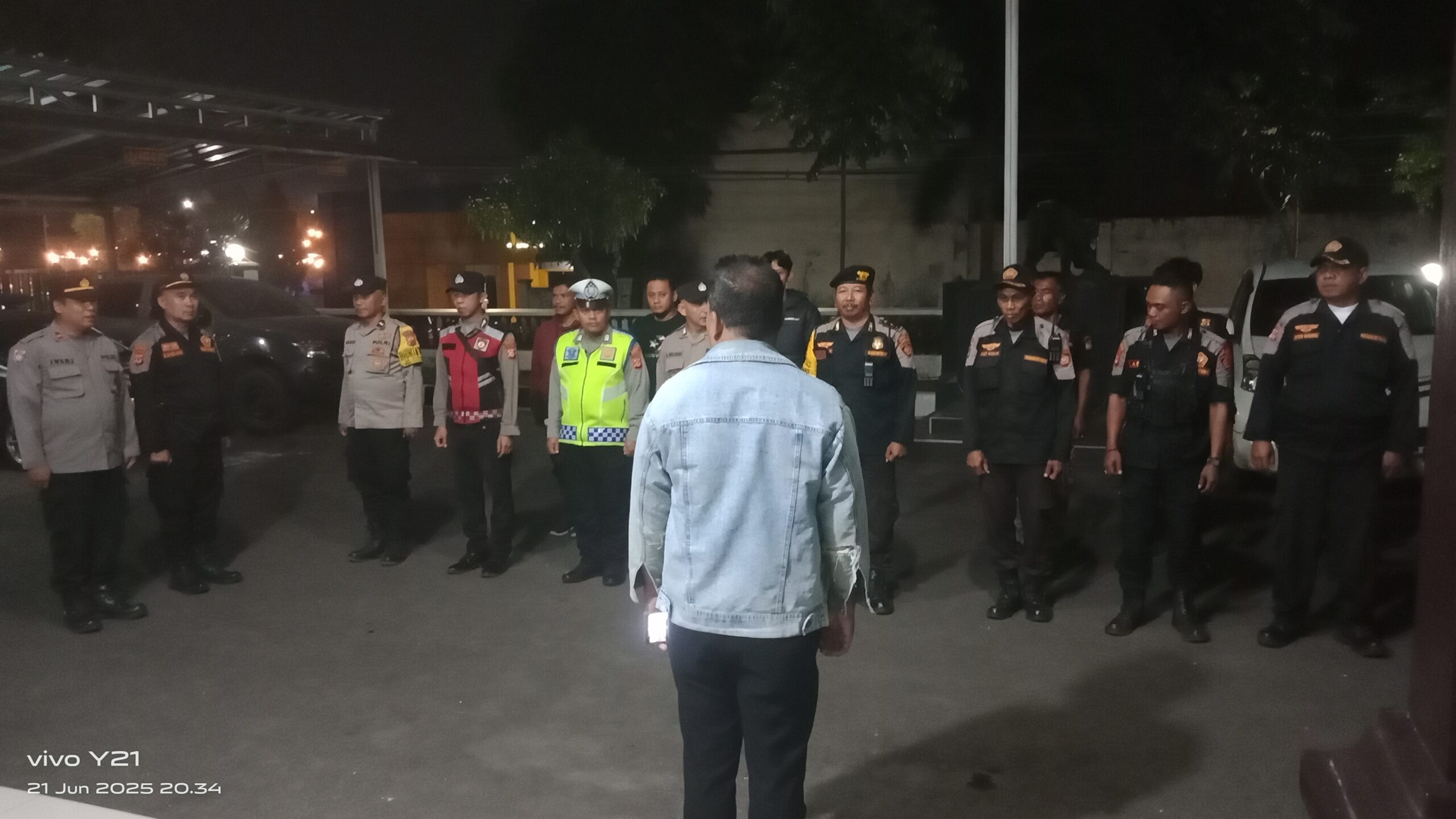 POKDAR Kamtibmas Sektor Cicalengka Polresta Bandung Selalu Siaga Dukung Giat KRYD Polsek Cicalengka