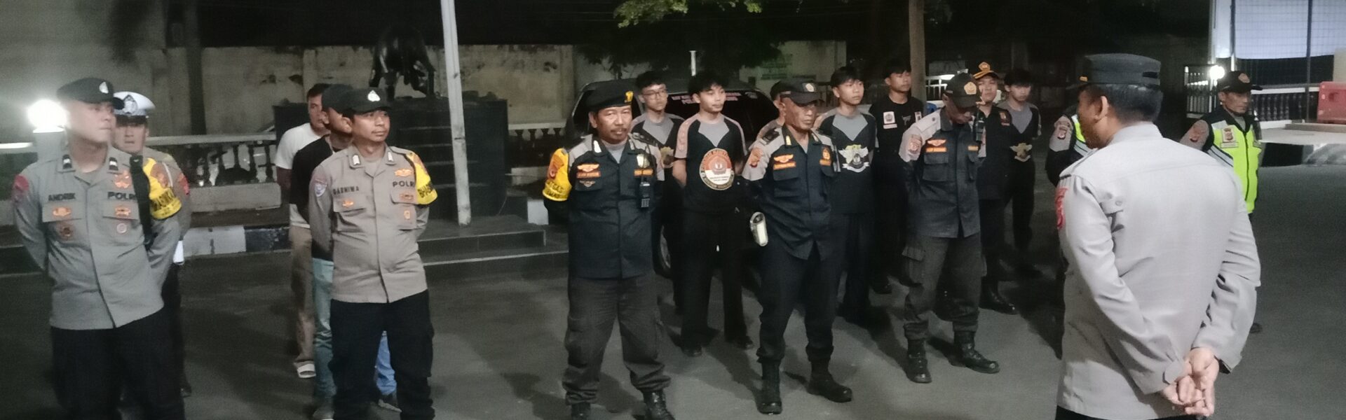 Pokdar Kamtibmas Sektor Cicalengka Polresta Bandung Tetap Konsisten Dukung Giat KRYD Polsek Cicalengka