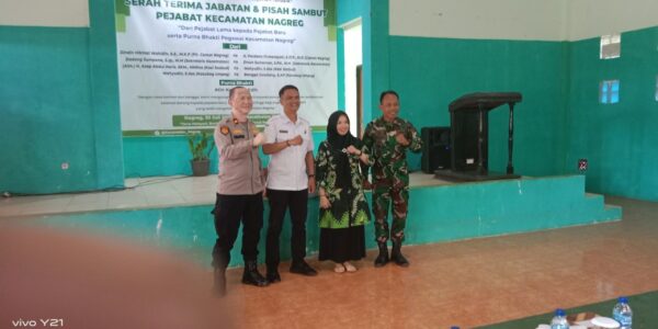 Kapolsek Nagreg Hadiri Pisah Sambut Camat Nagreg, Serah Terima Jabatan dan Purna Tugas Pegawai Berlangsung Khidmat