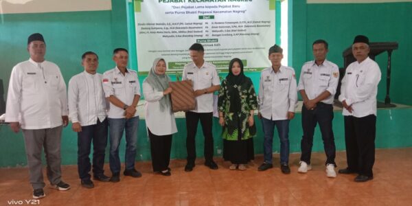 Pisah Sambut Camat Nagreg, Serah Terima Jabatan, dan Purna Tugas Pegawai Berlangsung Khidmat