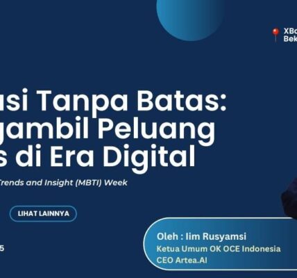 Iim Rusyamsi Ketua Umum Ok Oce Indonesia : Innovasi Tanpa Batas – Mengambil Peluang Bisnis di Era Digital