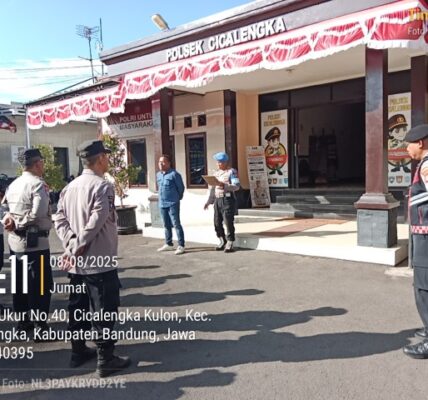 Kanit Reskrim Polsek Cicalengka Pimpin Apel Pagi, Tekankan Disiplin dan Kesiapsiagaan Anggota