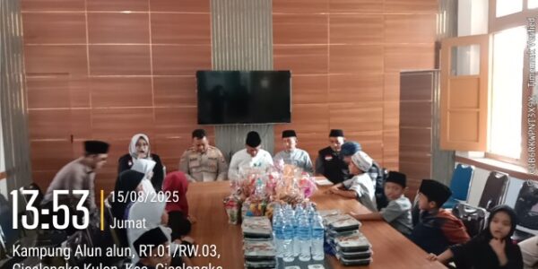Yayasan GSC Foundation Bersama Forkopimcam Gelar Syukuran HUT ke-80 RI dan Santunan Anak Yatim Piatu