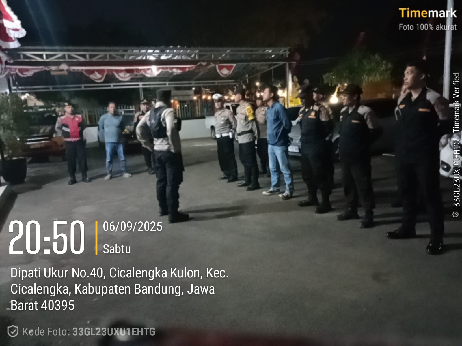 Sinergitas Slalu Terjaga, Polsek Cicalengka  dan Pokdar Kamtibmas Selalu Hadir dalam Giat KRYD