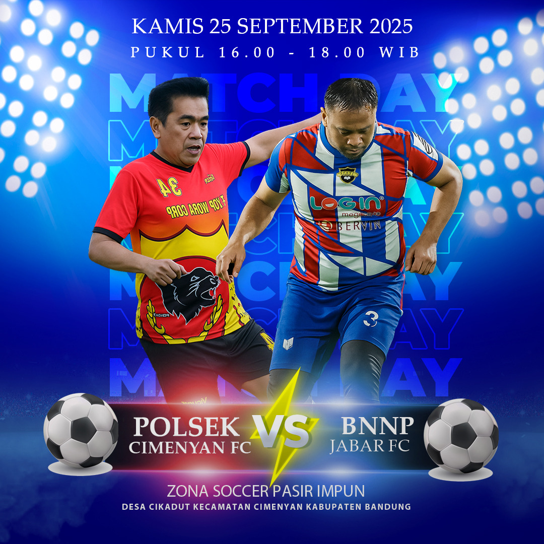 Kali ini Match Day Tim Polsek Cimenyan Fc vs BNNP Jabar FC