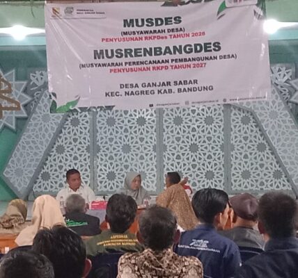 Desa Ganjar Sabar Gelar Musrenbang dan RPKDesa Tahun Anggaran 2026 Desa Ganjar Sabar Gelar Musrenbang dan RPKDesa Tahun Anggaran 2026