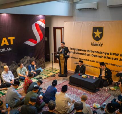 Tasyakuran Terbentuknya DPW dan DPD Partai Ummat DKI Jakarta, Momentum Konsolidasi dan Semangat Perubahan