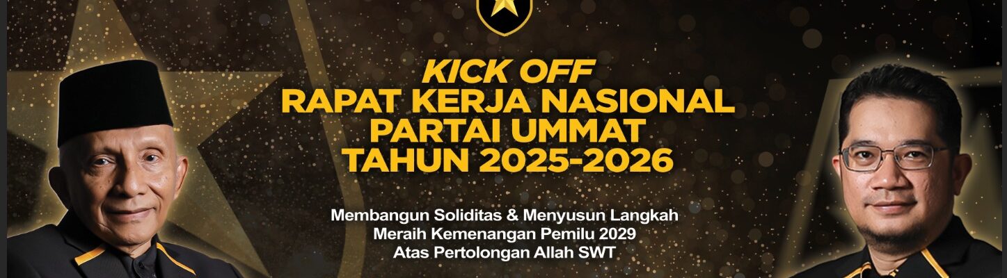 Partai Ummat Gelar Rakernas Gaya Baru : Akan Road Show Seluruh Indonesia, Serap Aspirasi Akar Rumput.