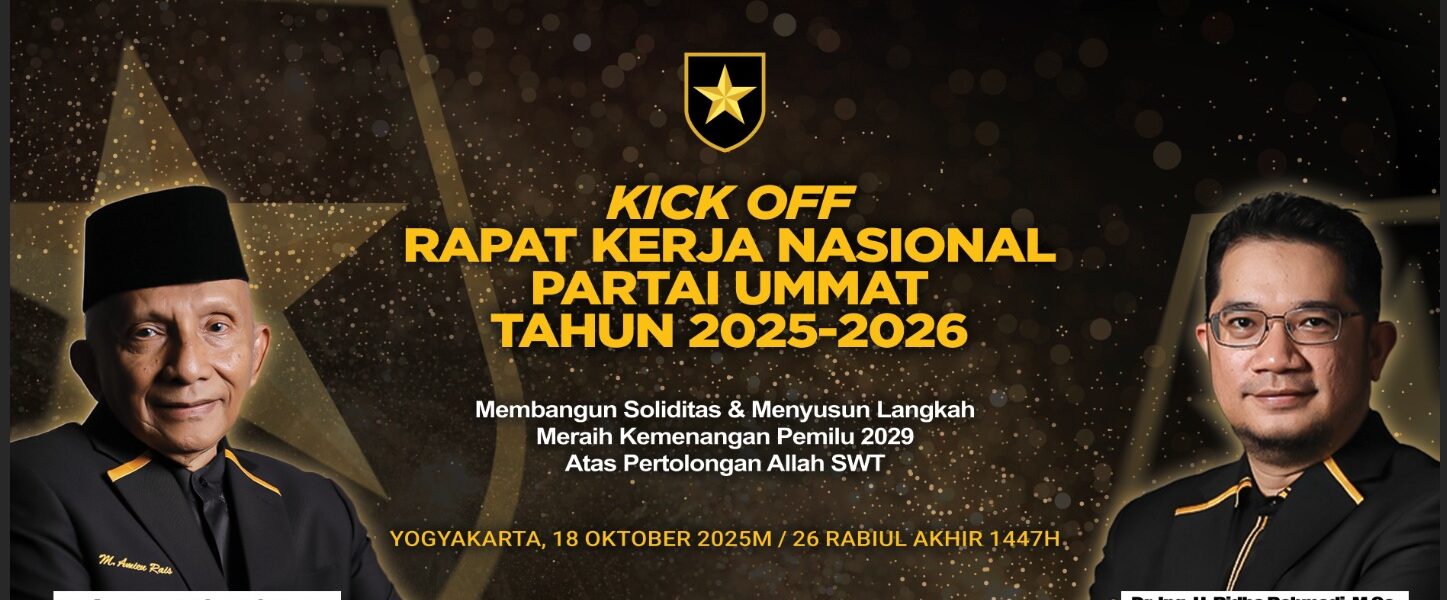 Partai Ummat Gelar Rakernas Gaya Baru : Akan Road Show Seluruh Indonesia, Serap Aspirasi Akar Rumput.