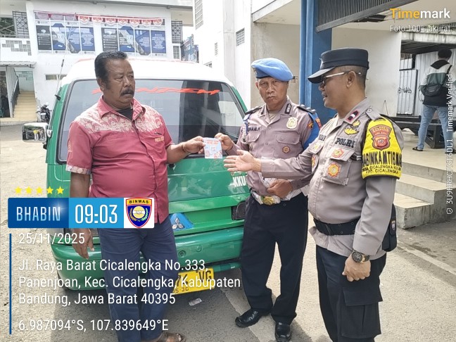 PS Kanit Provost Polsek Cicalengka Sosialisasikan Program Lapor Oknum Polisi Nakal PS Kanit Provost Polsek Cicalengka Sosialisasikan Program Lapor Oknum Polisi Nakal