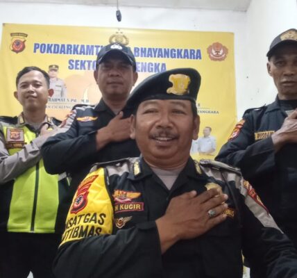 Ketua Pokdar Kamtibmas Sektor Cicalengka Ikuti Apel KRYD Polsek Cicalengka