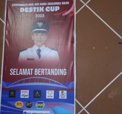 Karang Taruna RW 03 Gelar Kejuaraan Bulutangkis “Destik Cup” Peringati Hari Jadi Kepala Desa Cicalengka Kulon