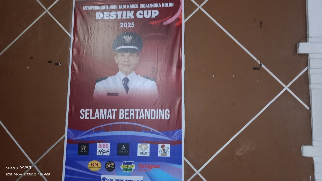 Karang Taruna RW 03 Gelar Kejuaraan Bulutangkis “Destik Cup” Peringati Hari Jadi Kepala Desa Cicalengka Kulon