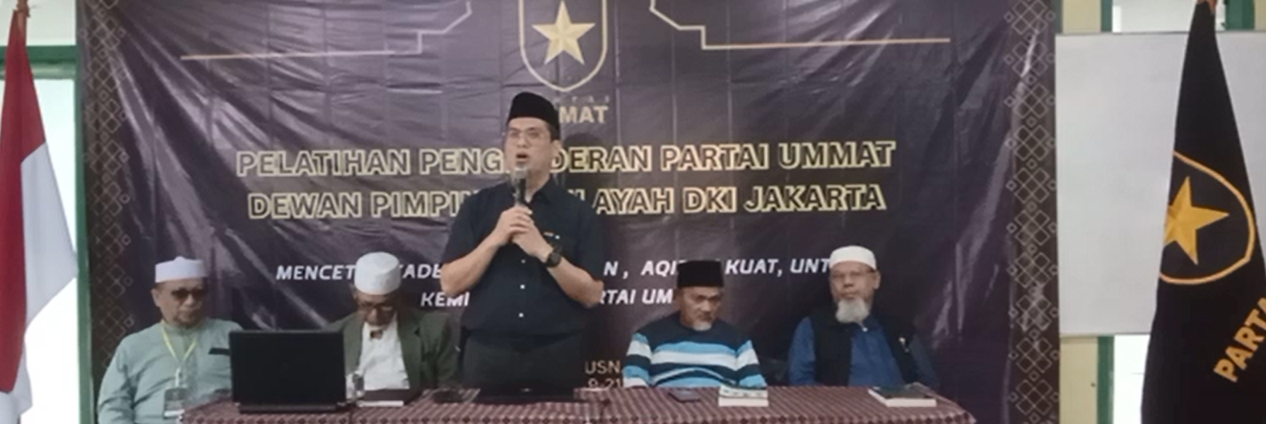 DPW Partai Ummat DKI Jakarta Gelar Pelatihan Perdana Pengkaderan di Sukabumi