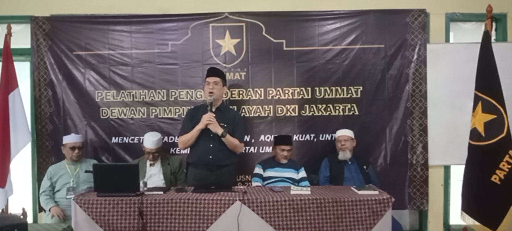 DPW Partai Ummat DKI Jakarta Gelar Pelatihan Perdana Pengkaderan di Sukabumi