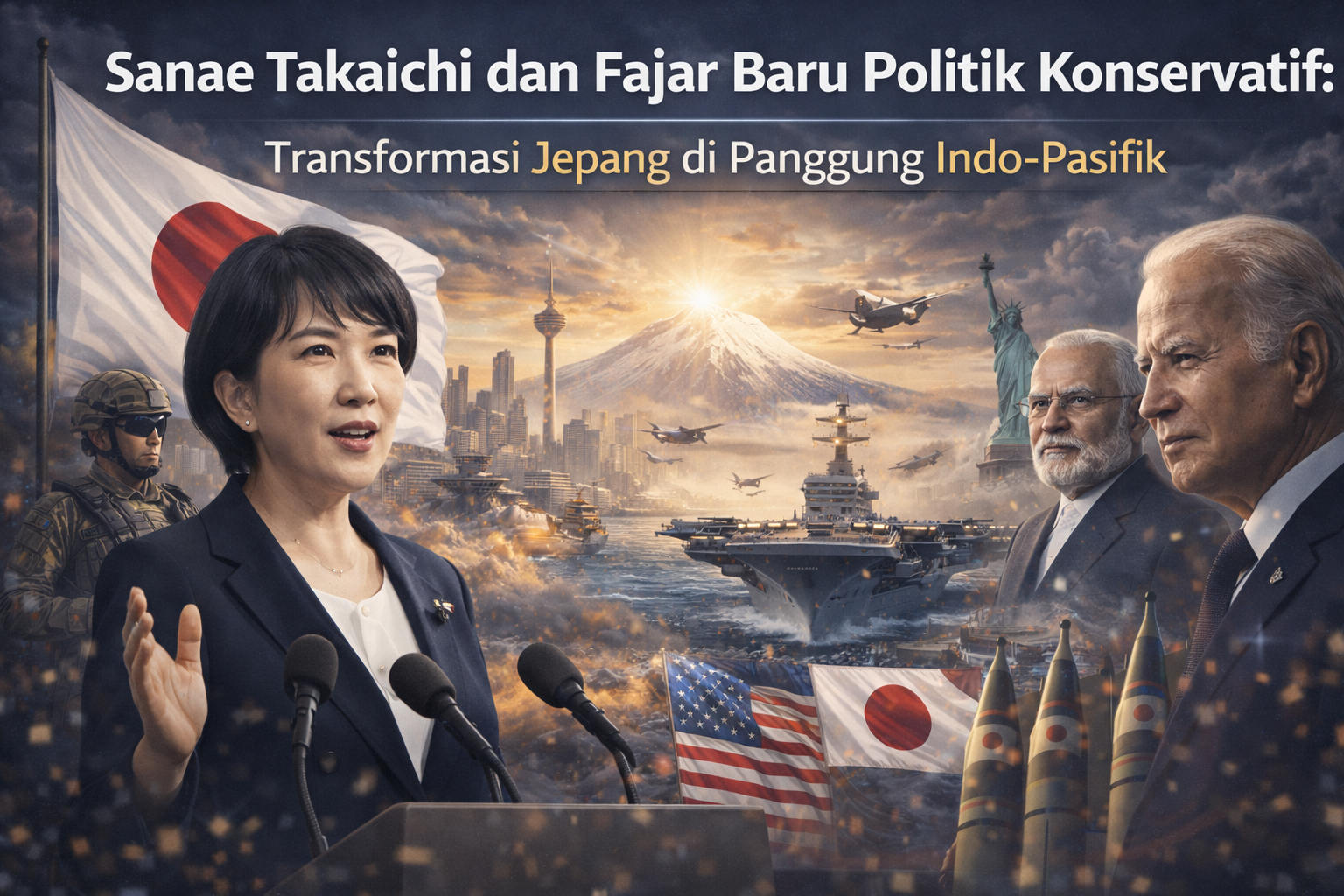 Sanae Takaichi dan Fajar Baru Politik Konservatif: Transformasi Jepang di Panggung Indo-Pasifik