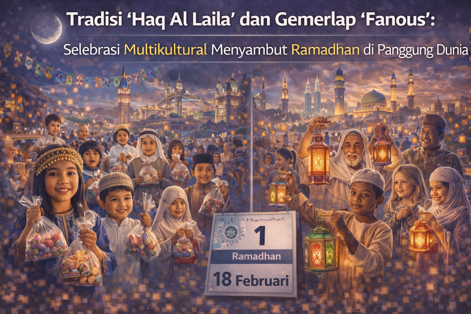 Tradisi ‘Haq Al Laila’ dan Gemerlap ‘Fanous’: Selebrasi Multikultural Menyambut Ramadhan di Panggung Dunia Tradisi ‘Haq Al Laila’ dan Gemerlap ‘Fanous’: Selebrasi Multikultural Menyambut Ramadhan di Panggung Dunia