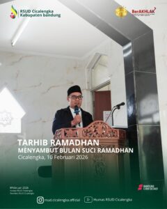 Sambut Ramadhan 1447 H, RSUD Cicalengka Gelar Tarhib Ramadhan: Direktur Ajak Pegawai Perkuat Iman dan Tingkatkan Layanan Humanis