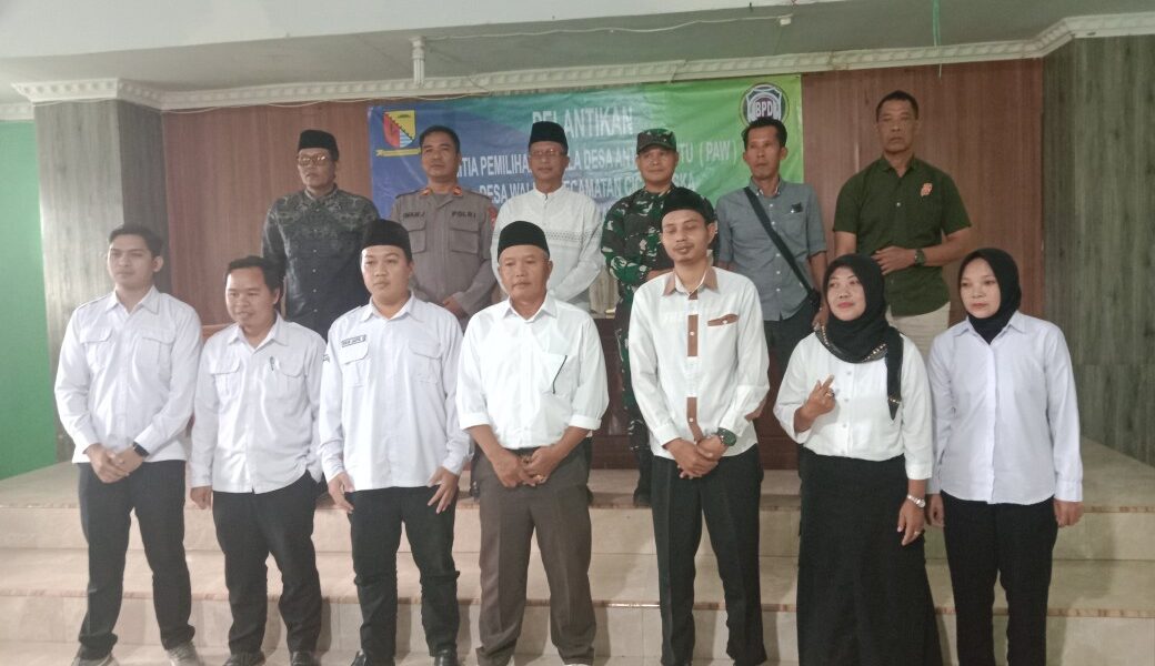 BPD Waluya Resmi Lantik Panitia Pemilihan Kepala Desa Antar Waktu di Hadiri Oleh Forkopimcam Cicalengka