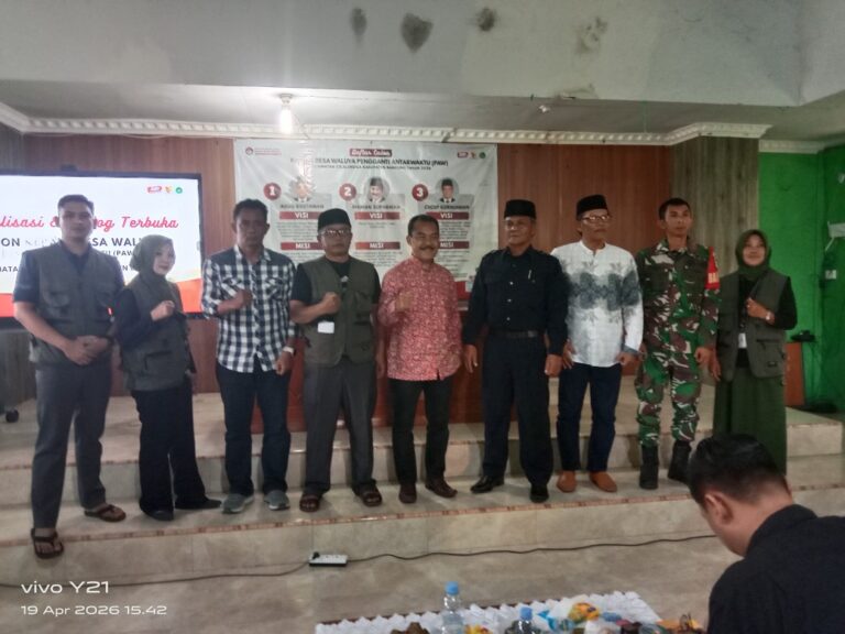 P2KD Desa Waluya Gelar Sosialisasi dan Dialog Terbuka Dengan Para Calon Kepala Desa Antar Waktu