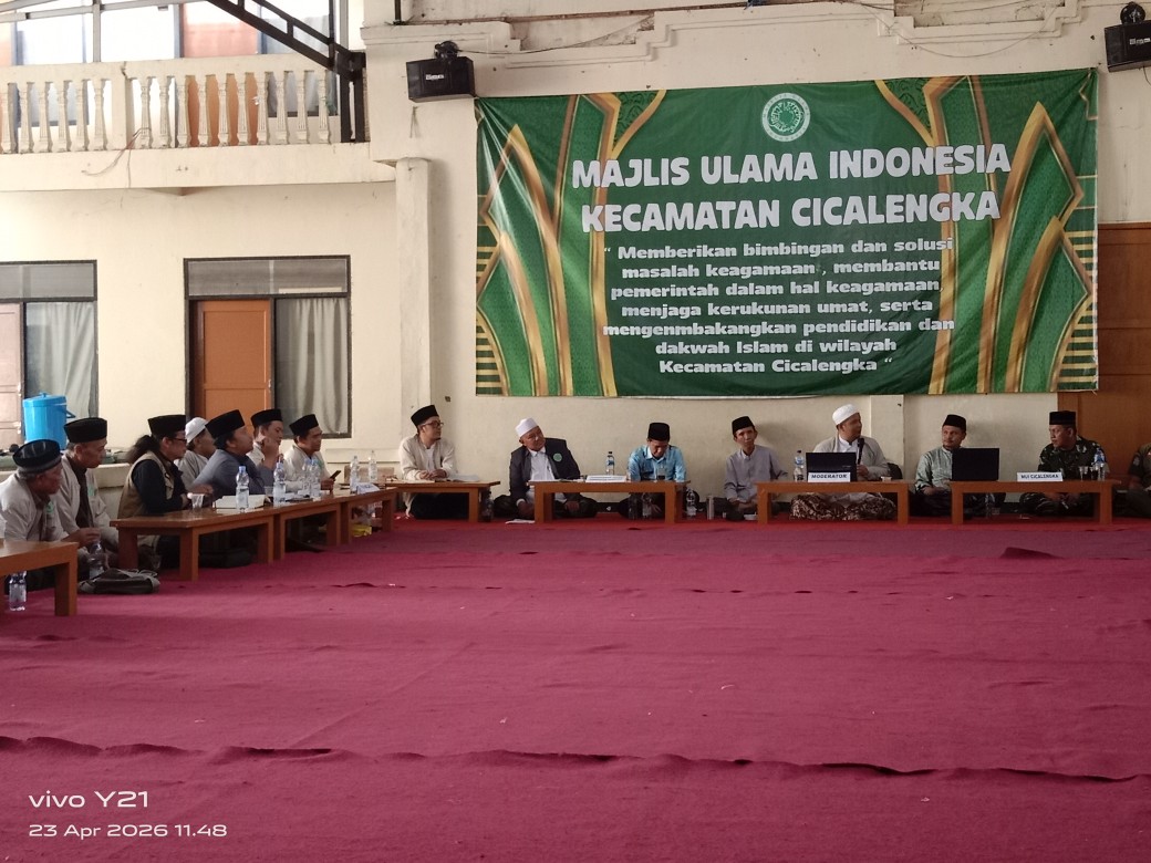 Majlis Ulama Indonesia Kecamatan Cicalengka Gelar Muzaqarah Di Aula Ponpes Al-Huda