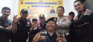 Pokdar Kamtibmas Sektor Cicalengka Ikut Giat KRYD, Bukti Sinergitas Polri dan Masyarakat Ciptakan Keamanan Lingkungan