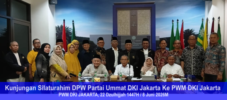 Perkuat Sinergi, DPW Partai Ummat DKI Jakarta Lakukan Silaturahim ke PWM dan Aisyiyah DKI Jakarta