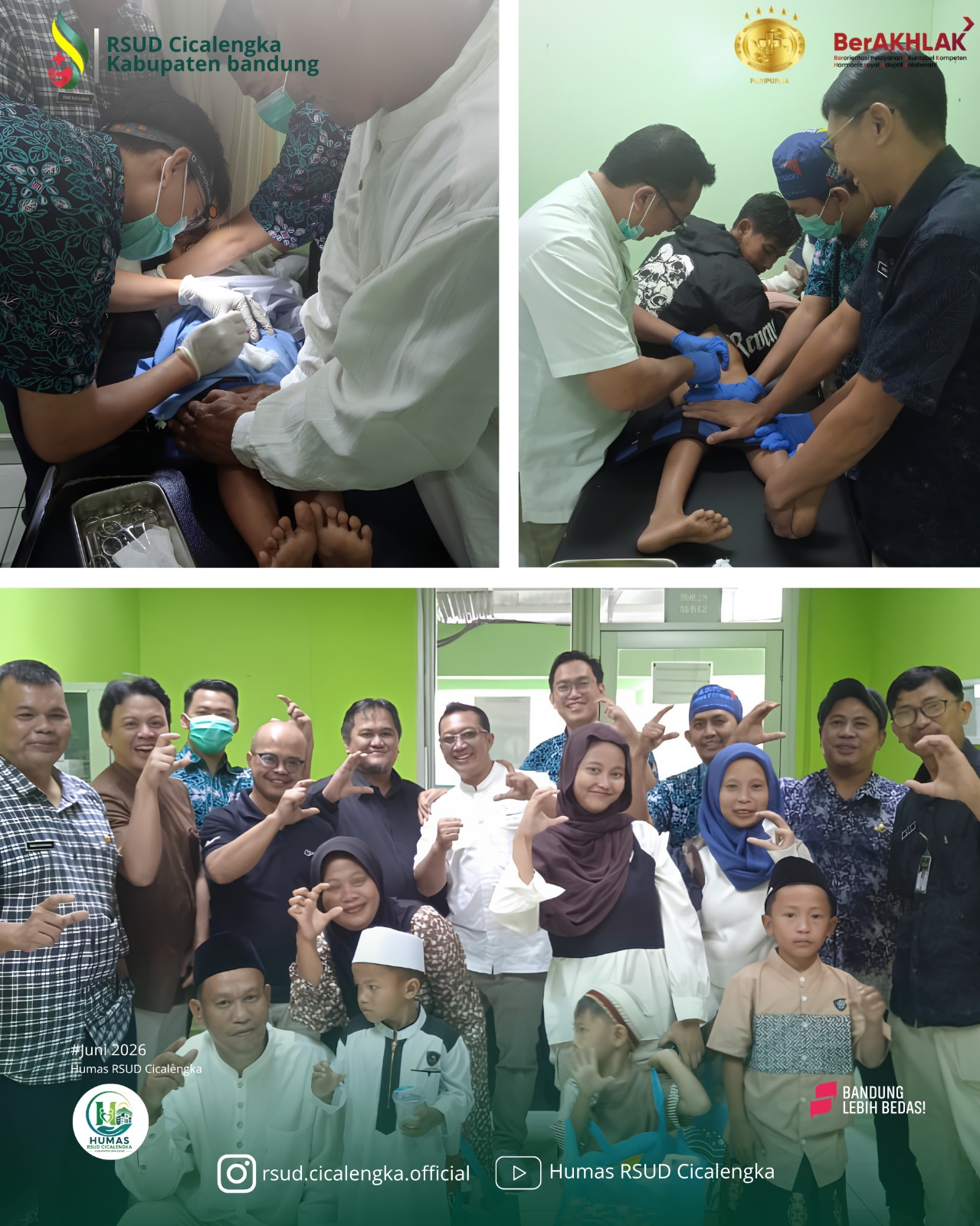 Jadi Rutinitas Program Sosial Di RSUD Cicalengka Setiap Bulan Gelar Sunatan Massal Bagi Masyarakat Tidak Mampu