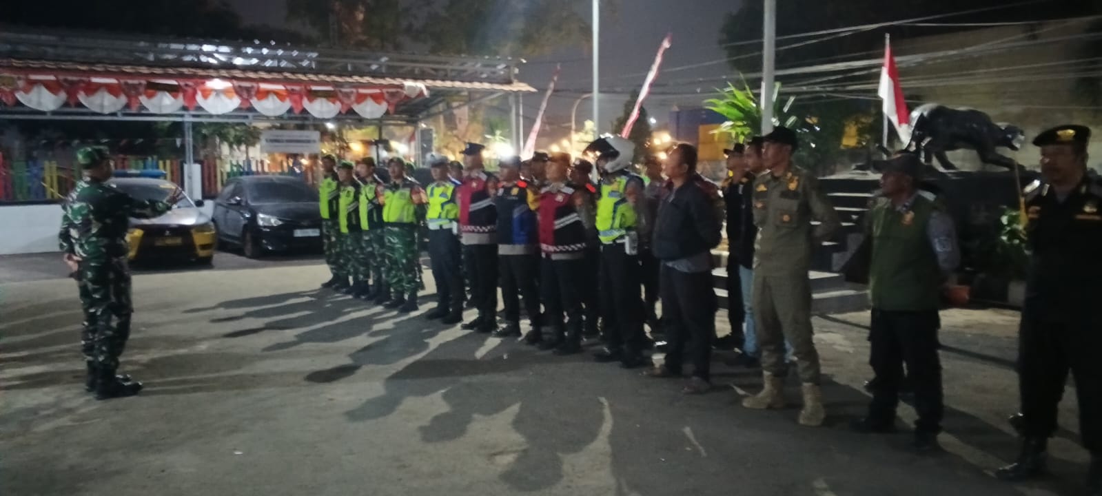 Pokdarkamtibmas Sektor Cicalengka Ikut KRYD Gabungan Pasca HUT RI, Wujud Sinergi Jaga Kamtibmas