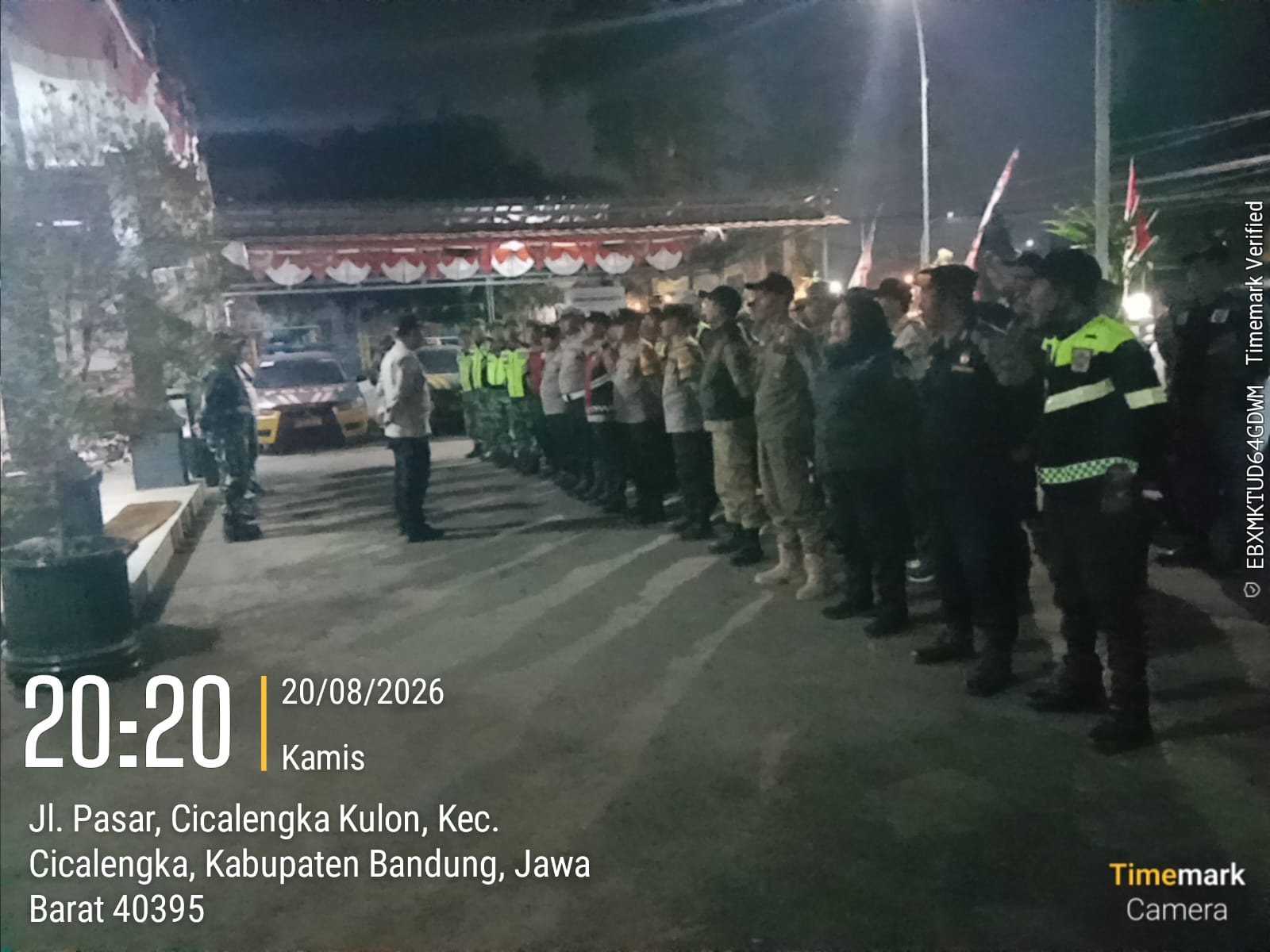 Loyalitas Pokdarkamtibmas Sektor Cicalengka, Selalu Hadir dalam Giat KRYD Polsek Cicalengka