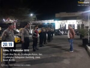 Demi Terciptanya Keamanan dan Ketertiban, Pokdarkamtibmas Sektor Cicalengka Terus Giat KRYD Bersama Polsek Cicalengka