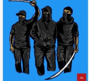 Empat Orang Preman Datangi Rumah Warga Dengan Membawa Senjata Tajam.